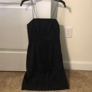 Black Lace overlay Banana Republic Dress